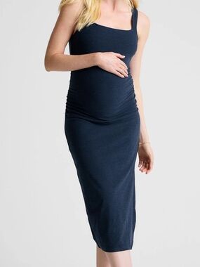 Beyond Yoga Maternity Icon Dress - Medium - Navy